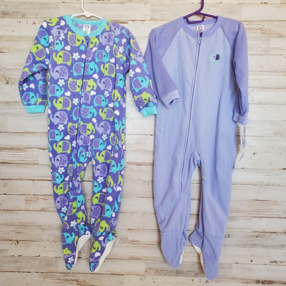 ☆3/$15☆ NWT - Lot of 2 - Gerber Elephant Pajamas